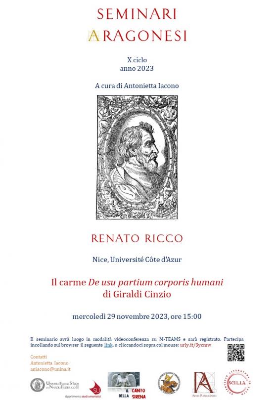 Renato Ricco per Seminari Aragonesi